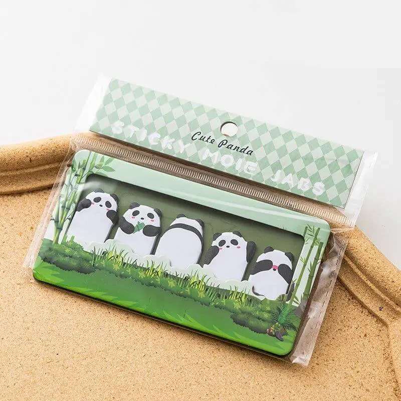 Post-it Marque-page Kawaii Animaux – 150 feuillets (6 modèles)