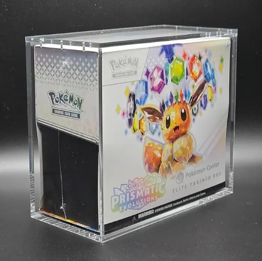 Protection magnétique acrylique pour ETB Pokémon  Boite rigide (Elite Trainer Box)